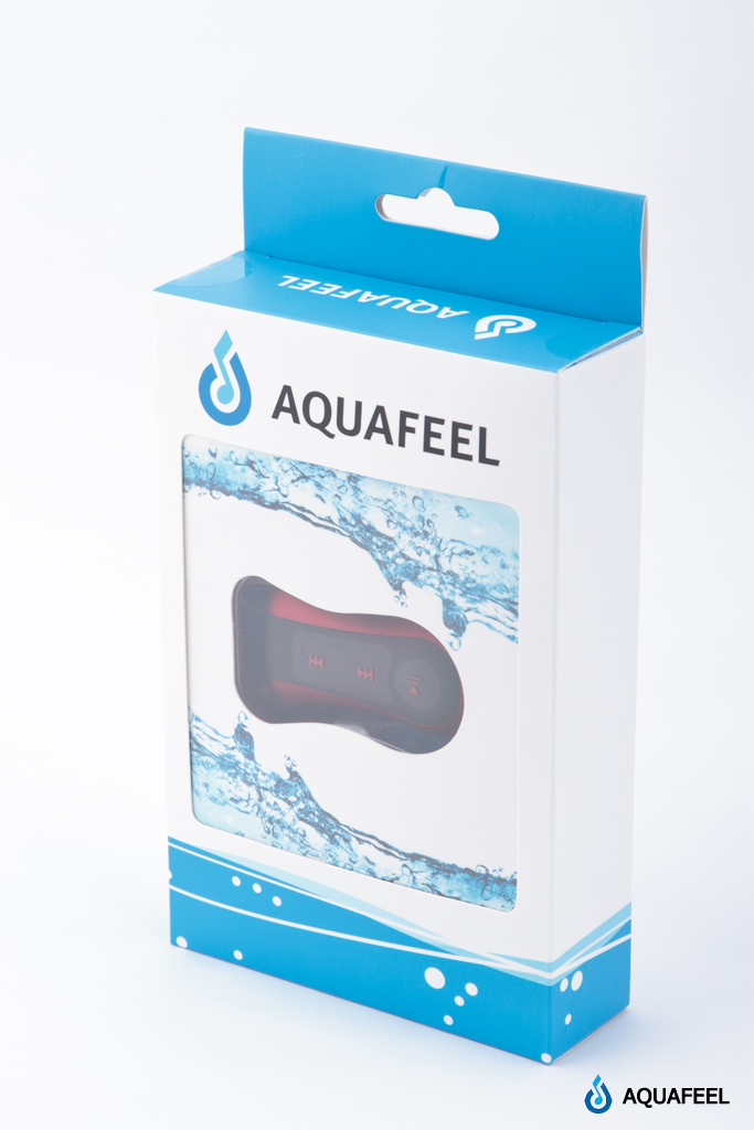Водонепроницаемый MP3 плеер Aquafeel Easy 8Gb, Красный