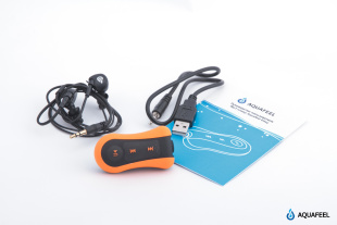 Водонепроницаемый MP3 плеер Aquafeel Easy 8Gb, Оранжевый