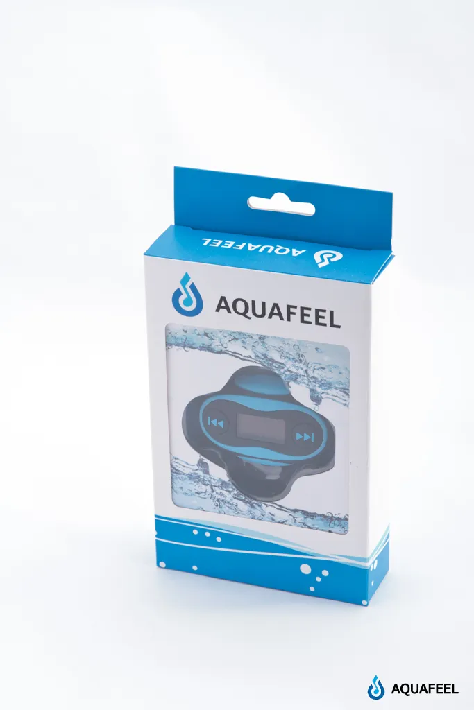 Водонепроницаемый MP3 плеер Aquafeel Freestyle 8GB, FM, Голубой