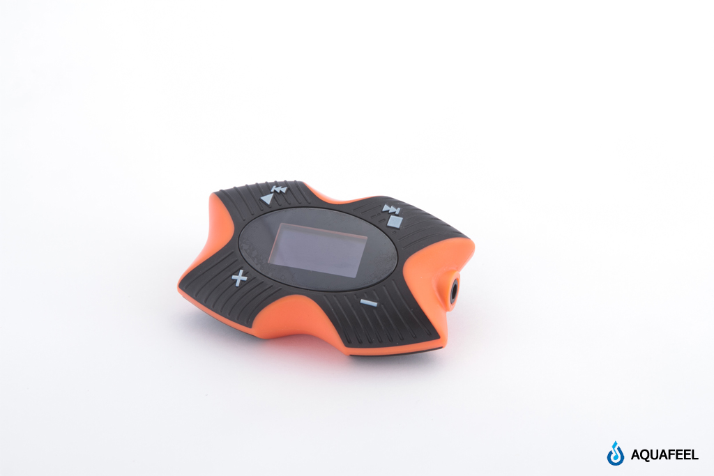 Водонепроницаемый MP3 плеер Aquafeel Xray 8GB, FM, Оранжевый